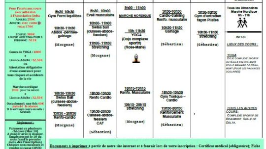 NOUVELLE SAISON 2025-2026